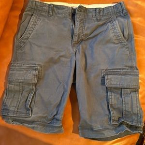 Gap cargo shorts, size 14, indigo